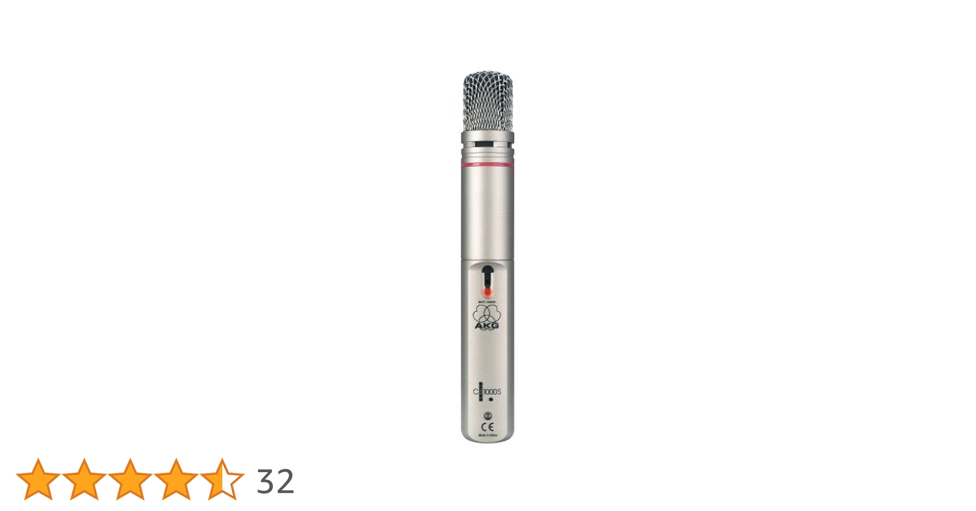 AKG C1000S コンデンサーマイクとホルダー AKG ( アーカーゲー ) C1000S コンデンサーマイク 送料無料